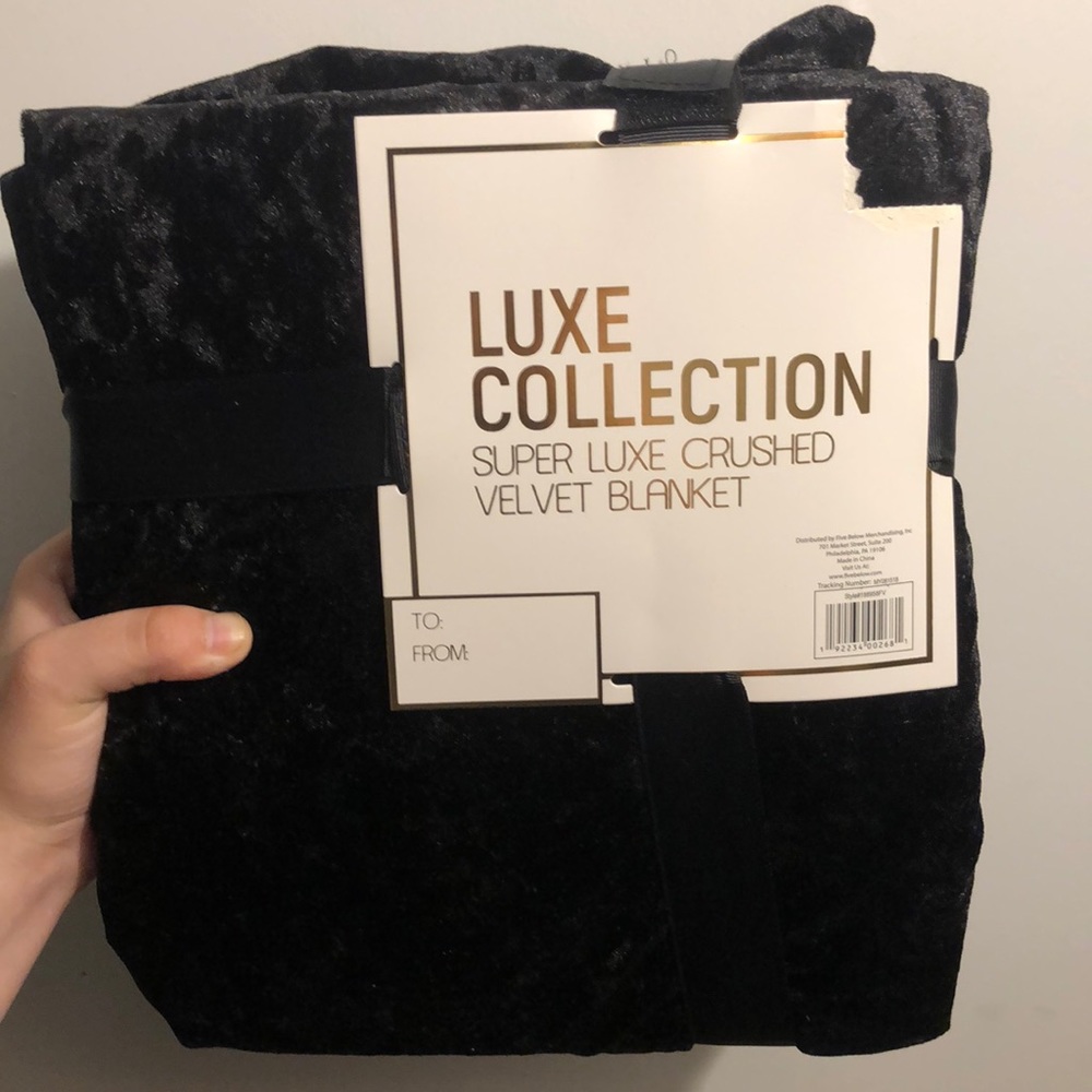 Black Velvet Blanket